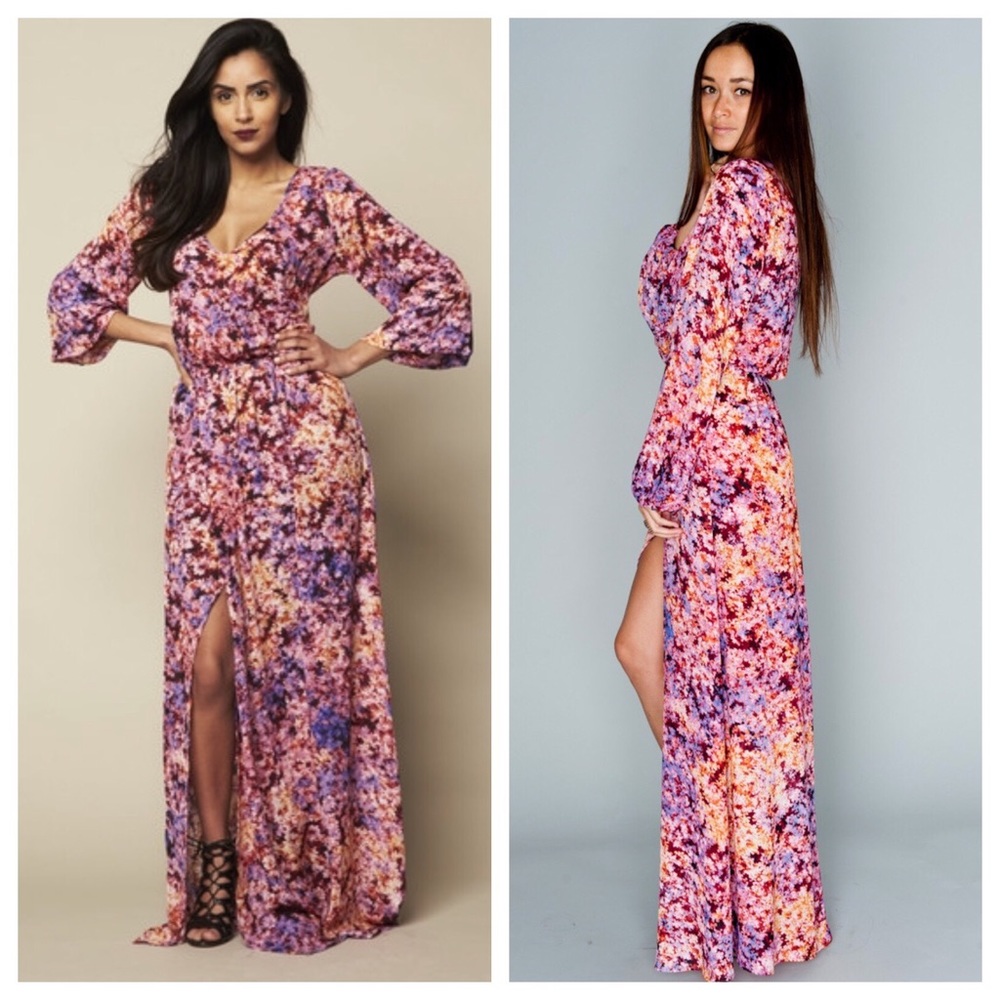 Show Me Your Mumu Jocelyn Maxi in Groovy Gardens